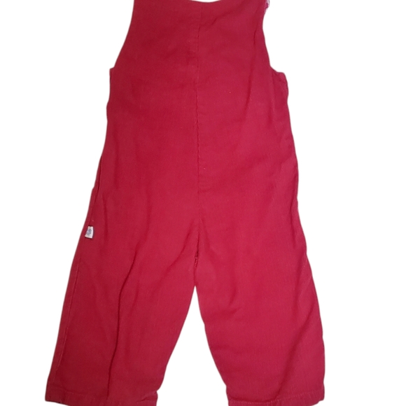 Rugged Butts Overalls Corduroy Red Baby Boys 6-12 Months - Picture 2 of 3
